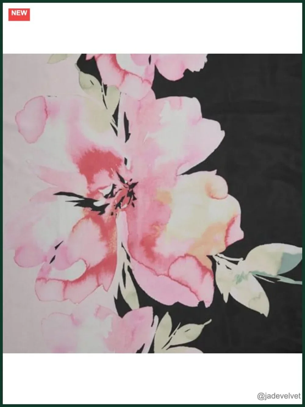 Lightweight Chiffon Wrap Scarf - Soft Floral Fashion Scarf